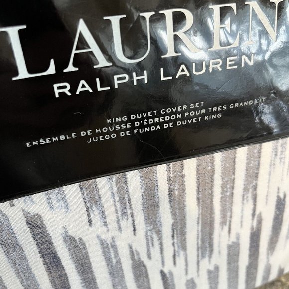 LRL Ralph Lauren 2 Piece KING Duvet Cover Set AUSTIN. Washed once - Picture 4 of 10